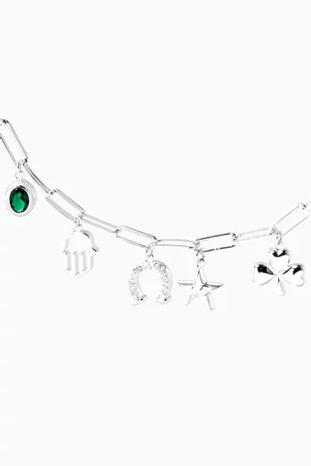 Lucky Charms Bracelet in Sterling Silver