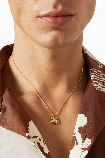 Ride or Die 2.0 Necklace in 14kt Gold-plated Sterling Silver