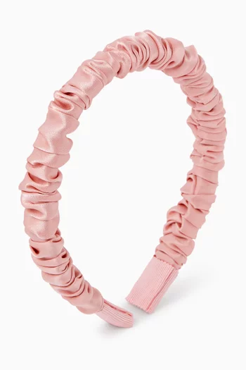 Rory Headband in Silk Satin