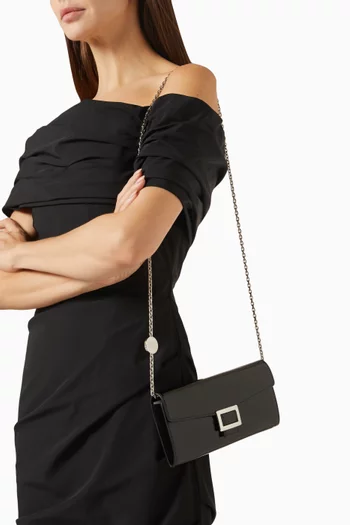 Belle Vivier Wallet on Chain in Patent Leather