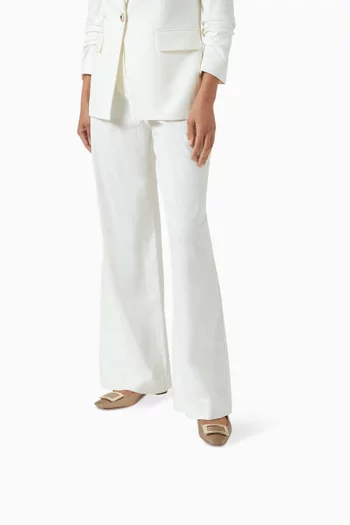 حذاء باليرينا بيل فيفييه بكعب 25 مم جلد