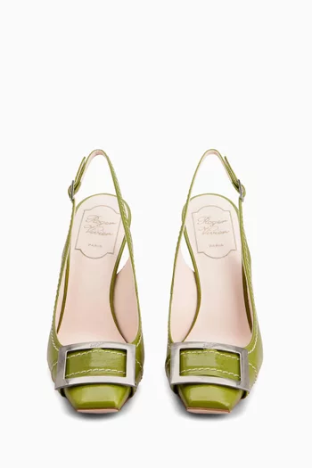 Trompette 100 Slingback Pumps in Patent Leather