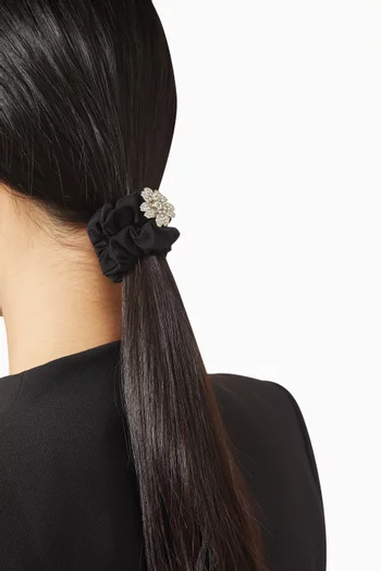 Efflorescence Scrunchie in Grosgrain