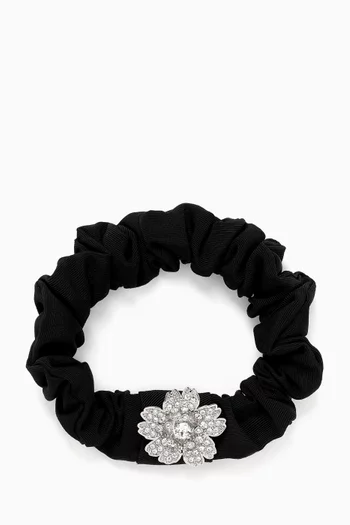 Efflorescence Scrunchie in Grosgrain