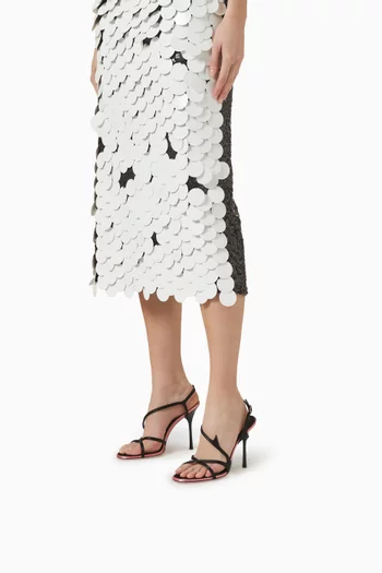 صندل روز فيفييه بكعب 100 مم ستان