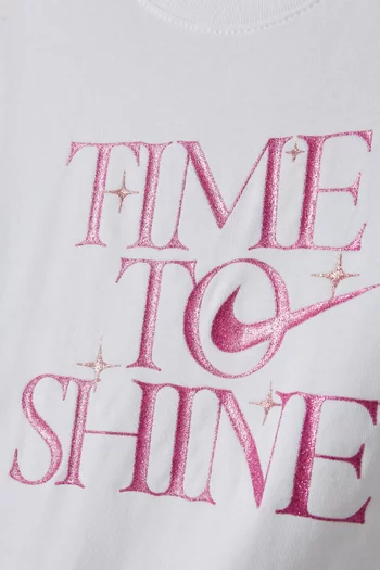 Graphic Print T-shirt in Cotton