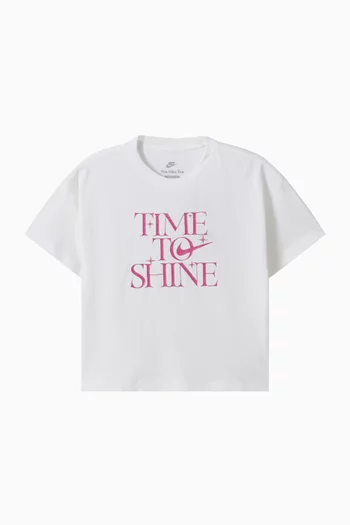 Graphic Print T-shirt in Cotton