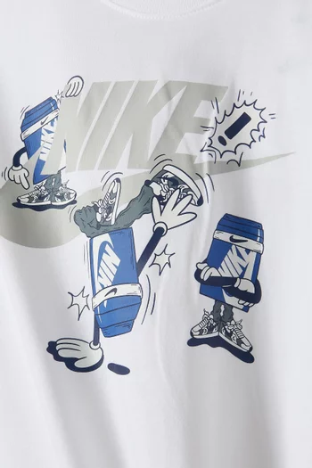 Graphic Logo T-shirt in Cotton