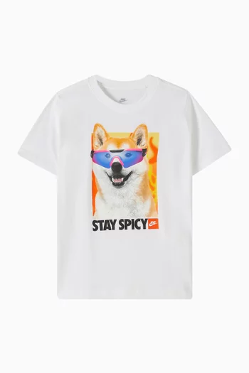 Graphic T-shirt in Cotton Jersey