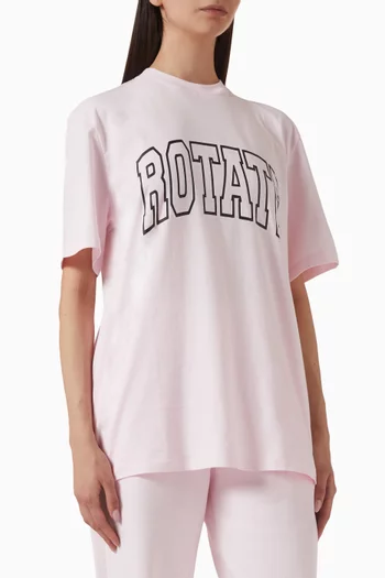 Logo T-shirt in Cotton-jersey