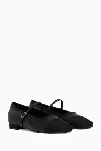 Gisele Ballet Flats in Leather