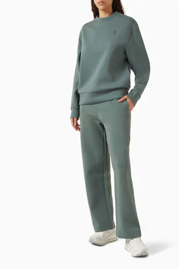 Focus Tech Crewneck Sweatshirt in Cotton Blend