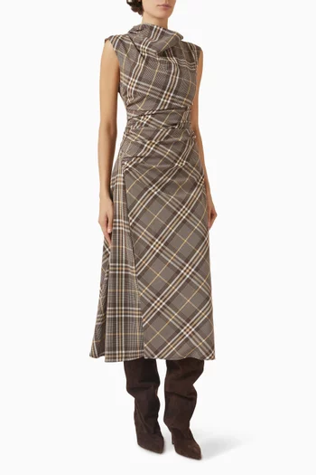 Burke Draped Midi Dress