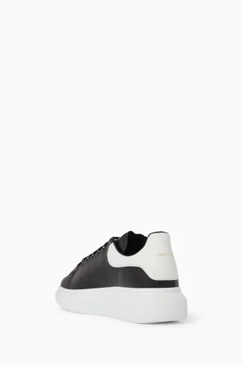 Oversized Sneakers in Leather