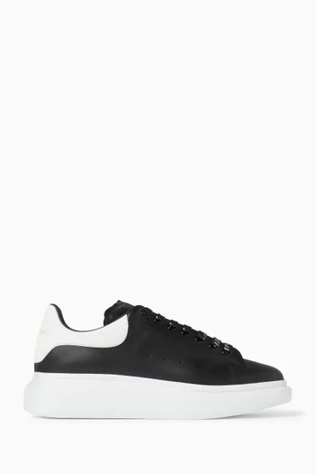 Oversized Sneakers in Leather