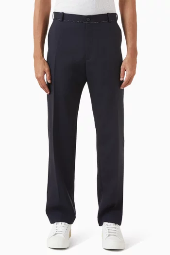 بنطال بطيّات صوف