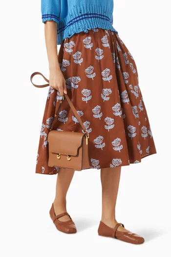 Medium Trunkaroo Shoulder Bag in Calfskin Leather