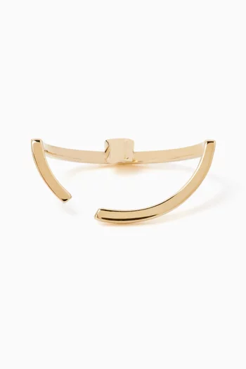 Treehopper Single Diamond Ear Cuff in 10kt Gold