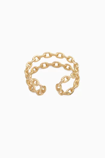 Chain Single Ear Cuff in 10kt Gold