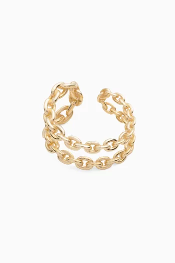 Chain Single Ear Cuff in 10kt Gold