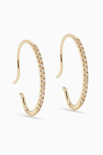 Gossamer Diamond Earrings in 10kt Gold