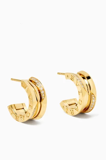 B.zero1 Diamond Earrings in 18kt Gold