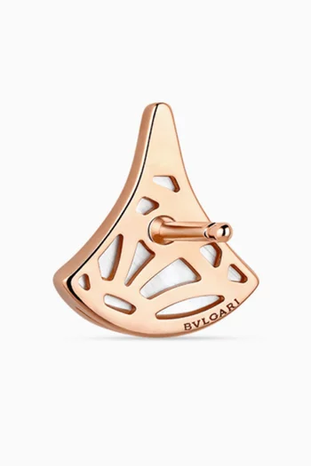 Diva's Dream Mother of Pearl Single Earring in 18kt Rose Gold
