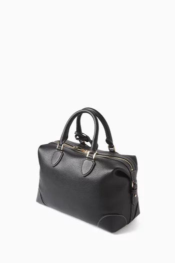 Hudson Bowling Bag in Pebbled Leather