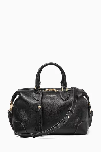 Hudson Bowling Bag in Pebbled Leather