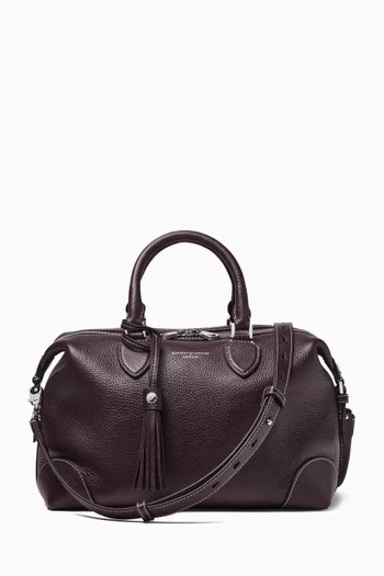 Hudson Bowling Bag in Pebbled Leather