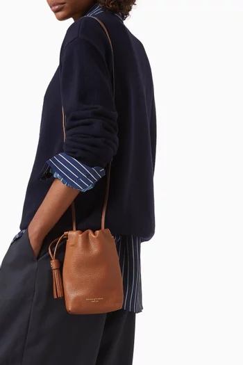Hudson Crossbody Pouch in Leather