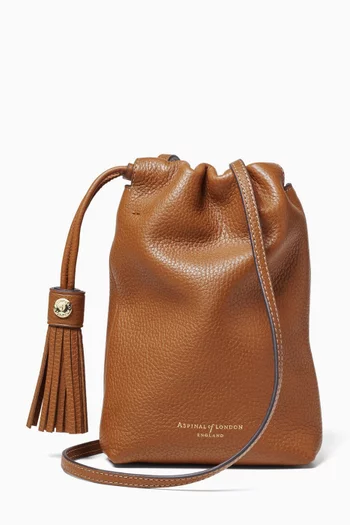 Hudson Crossbody Pouch in Leather