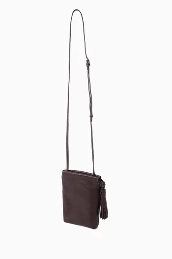 Hudson Crossbody Pouch in Leather