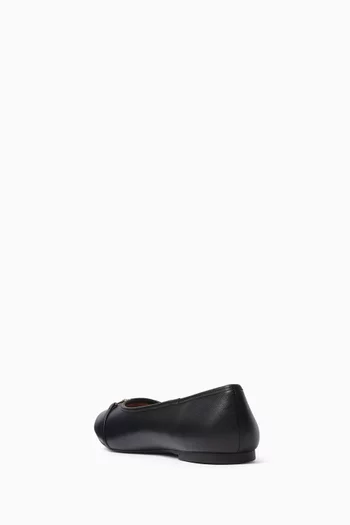 Love Ballet Flats in Leather