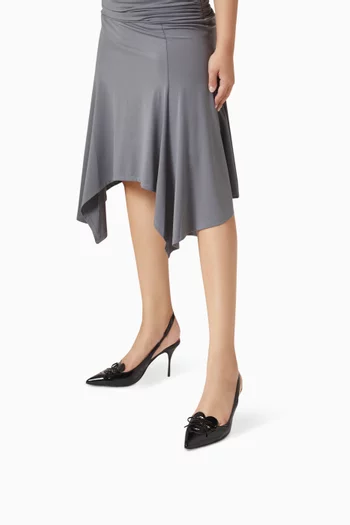 Puffy Heart 70 Slingback Pumps in Patent Leather