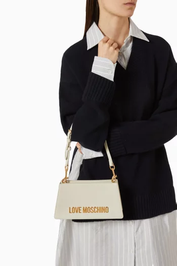 Small Shoulder Bag in Faux Leather