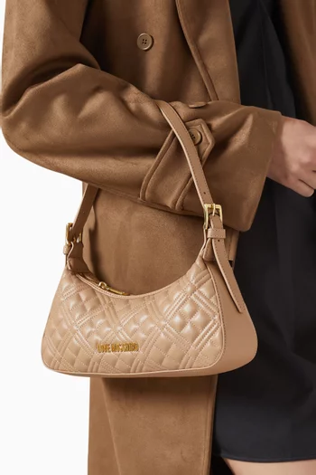 حقيبة سمارت ديلي صغيرة بتصميم مبطّن جلد صناعي