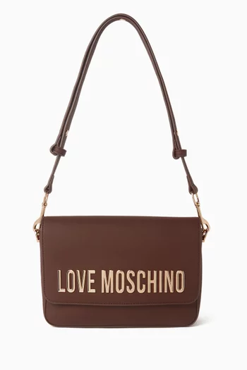 Bold Love Shoulder Bag in Faux Leather