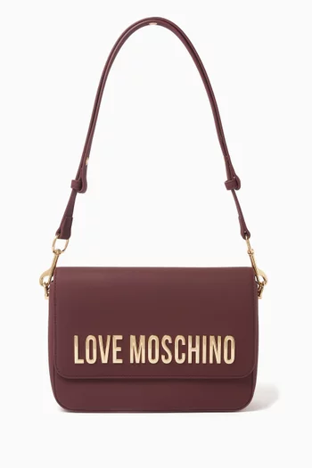 Bold Love Shoulder Bag in Faux Leather