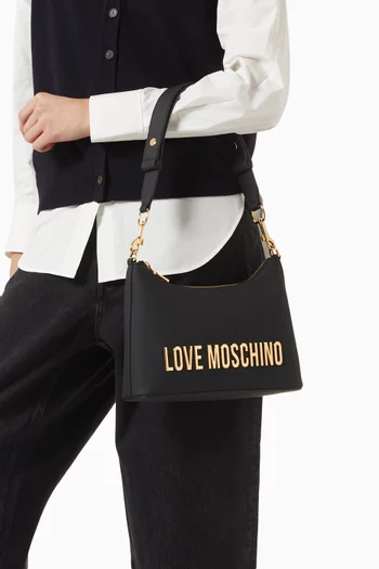 Bold Love Shoulder Bag in Faux Leather