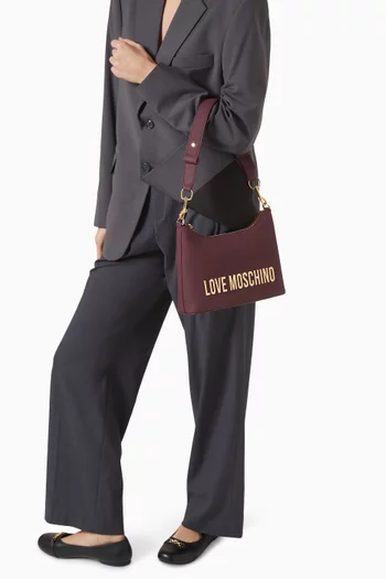 Bold Love Shoulder Bag in Faux Leather