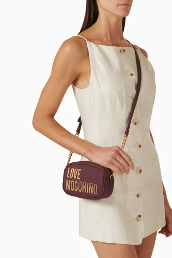 Bold Love Crossbody Bag in Faux Leather