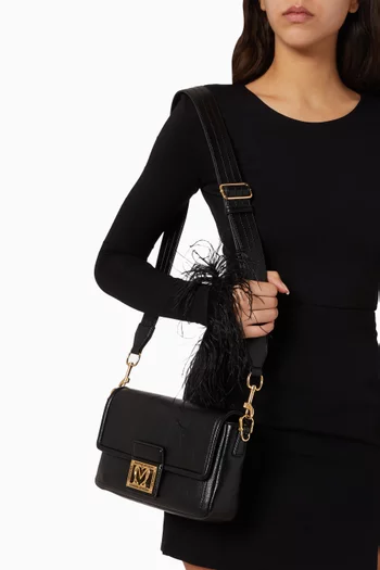 Small Locked In Shoulder Bag in Faux Leather