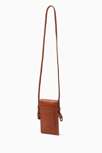 Ella Phone Pouch in Smooth Leather
