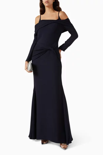 Twist Maxi Dress in Lurex-jersey