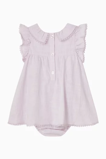 Madelyn Overlay Dress in Cotton