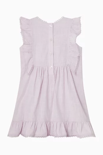 Madelyn Embroidered Dress in Cotton