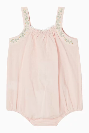 Tess Floral-embroidered Bodysuit