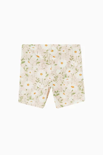 Tess Floral-print Bike Shorts