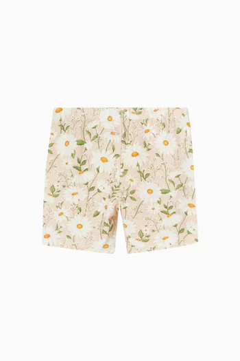 Tess Floral-print Bike Shorts